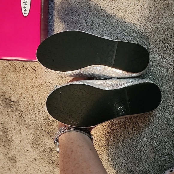 Rachel shoes lil margie silver seq size 10M - Picture 6 of 8